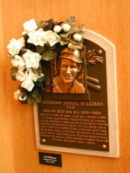 Ted Williams plaque