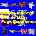 Mode's Mark of Beanie Baby Page Excellence